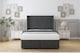 image 1 of Sloomy Marlborough Graphite Dumfries Ottoman Bed With Mattress With 54" Wingback Headboard 6' Super King