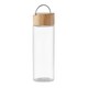 image 1 of MidOcean Ameland Bamboo 500ml Water Bottle - Transparent - One Size | Clear | One Size