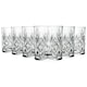 image 1 of RCR Crystal 340ml Melodia Whisky Glasses - Pack of 6 - Tumbler Glasses Whiskey Glasses Water Glasses Clear