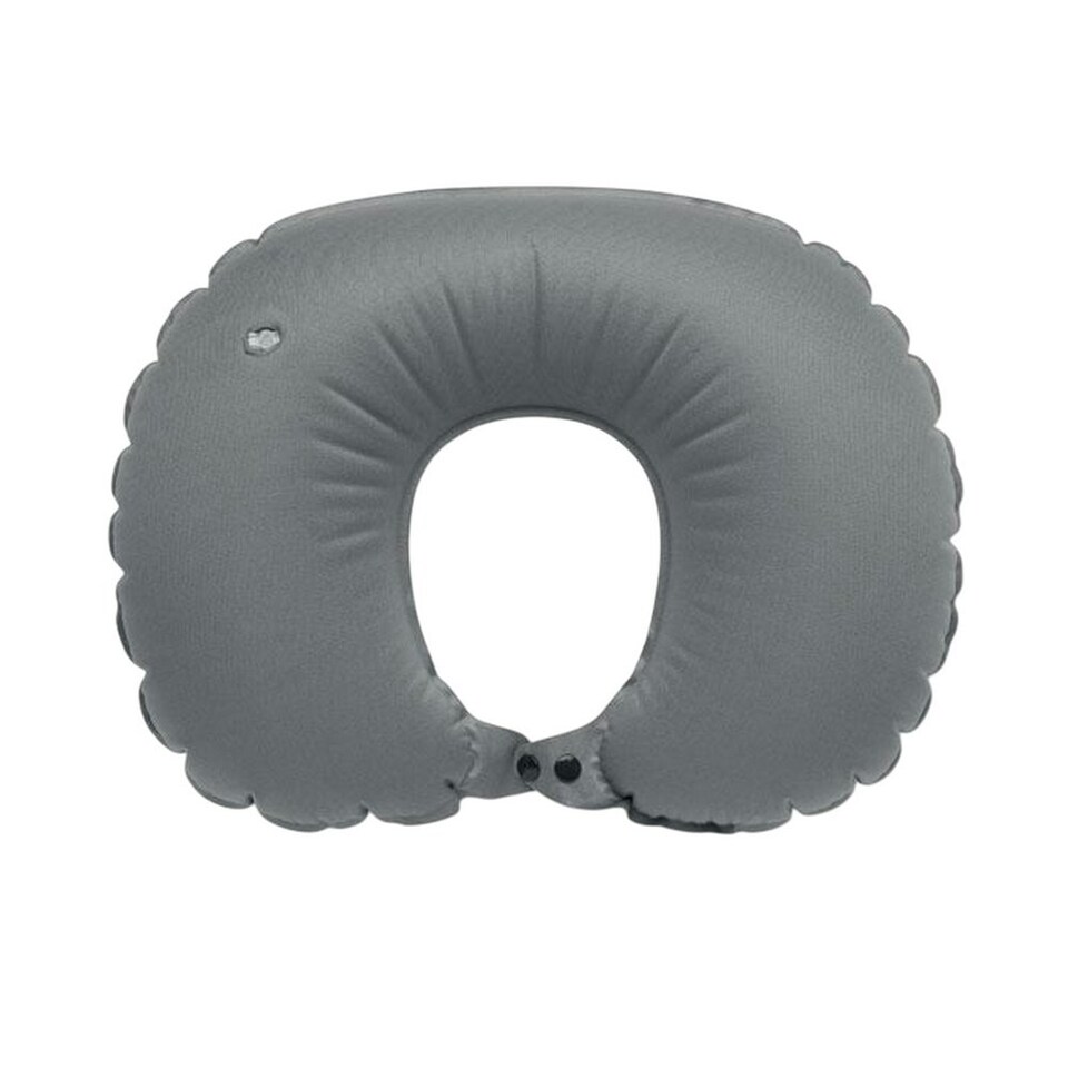 image 1 of MidOcean Inflatable Heddow Travel Pillow - Stone Grey - One Size | Grey | One Size
