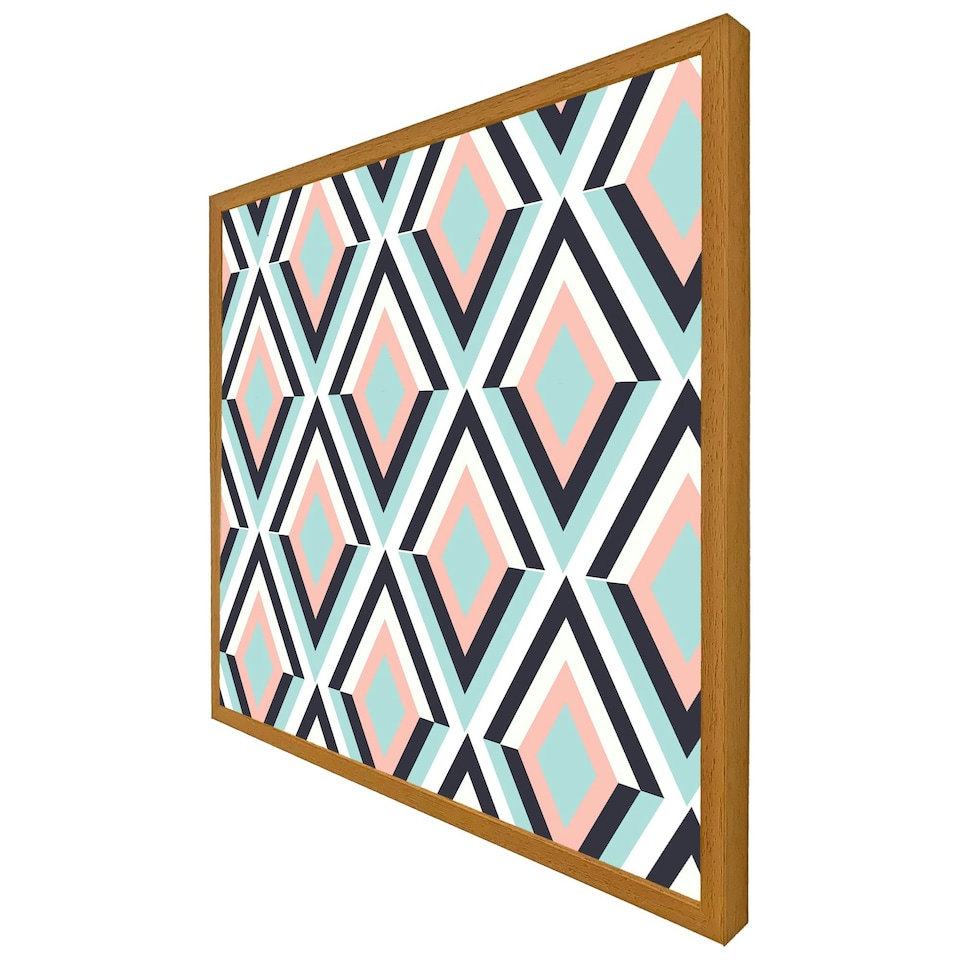 image 1 of Geometric pattern (Picture Frame) Grey | XS