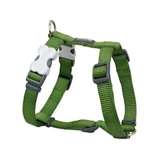 Dog H-Harness Classic Green Green | S