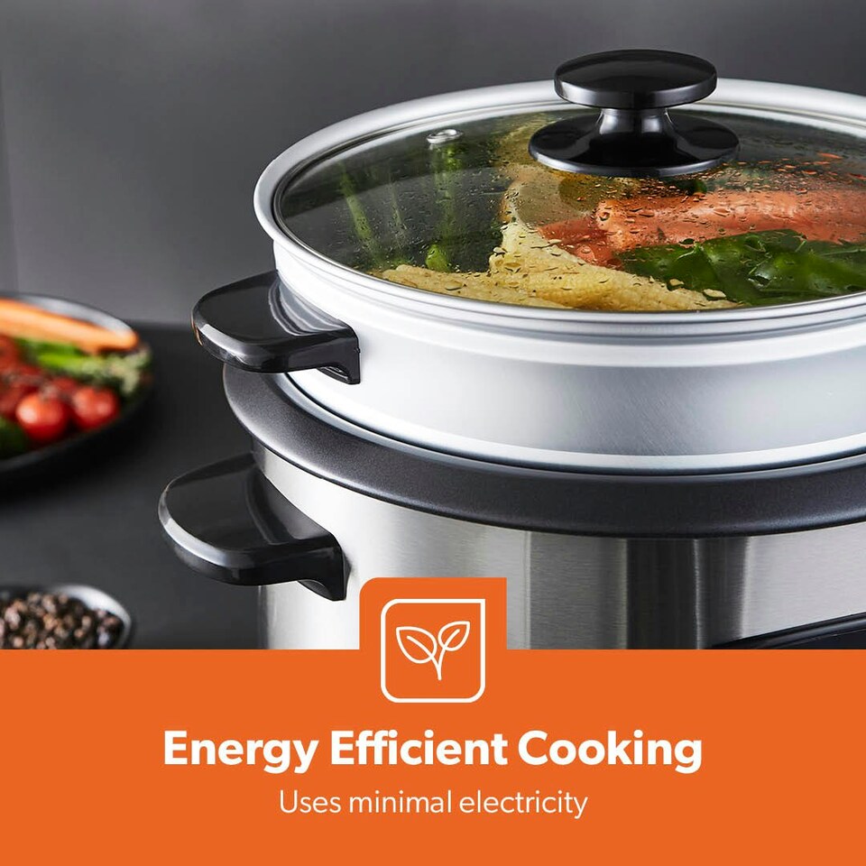 image 1 of GEEPAS 1.8L Rice Cooker with Steamer, 700W