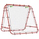 image 1 of HOMCOM Double-Sided Football Rebounder Net, Football Rebound Net Target Goal with Five Adjustable Angles, Red | Red
