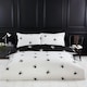 image 1 of Black Spider Microfibre Duvet Set with Pillowcase Single/Double Size Multicolor 180 Thread Count Multi | Single