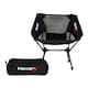 image 5 of MoverX Ultra Lightweight Low Camping Chair - Capacity 150kg, Black