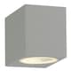 image 2 of Set of 2 Falmouth - Grey Downwards Outdoor IP44 Wall Lights Grey | Clear
