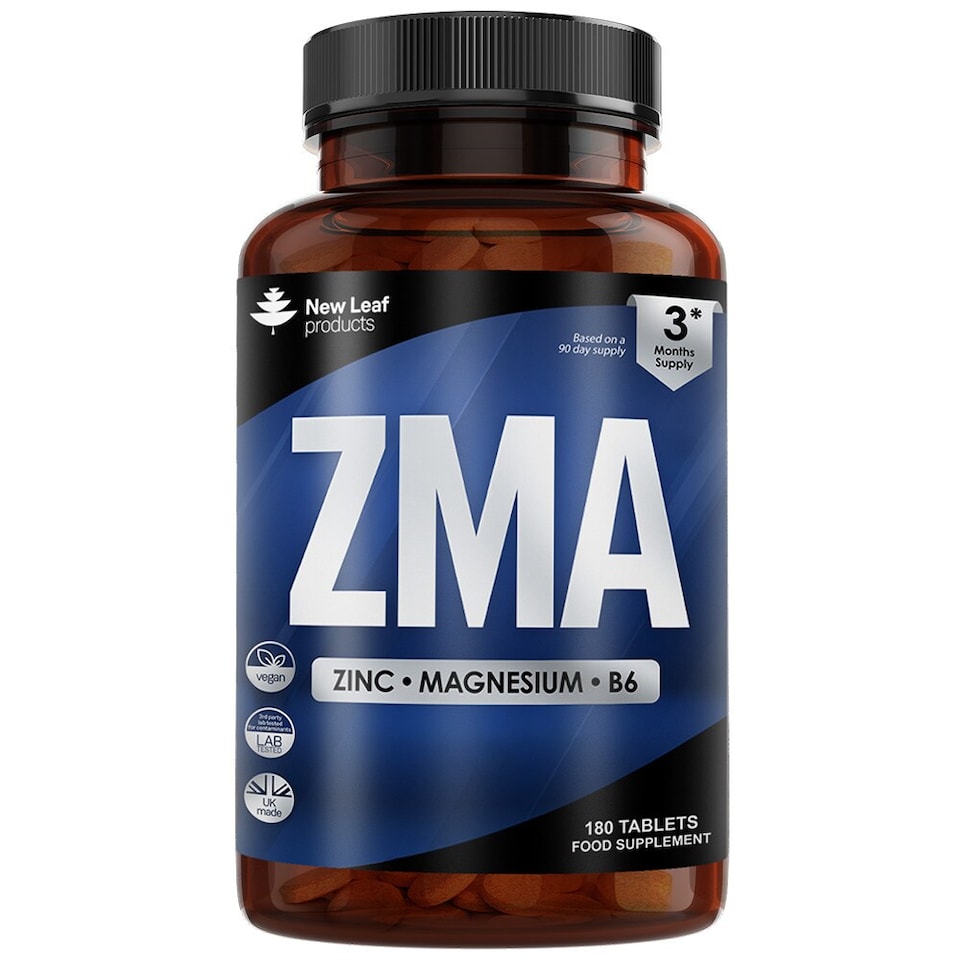 ZMA Supplement - Zinc Magnesium & Vit B6 180 Tablet