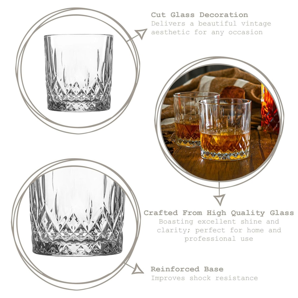 image 1 of LAV 12pc Odin Glassware Set - Clear Clear