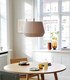 image 5 of Nordlux Dicte Indoor Pendant Light Brown Textile E27 Hand Pleated - Mains Powered, IP20