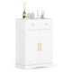 image 9 of COSTWAY Floor Storage Cabinet Buffet Sideboard with Drawer-White