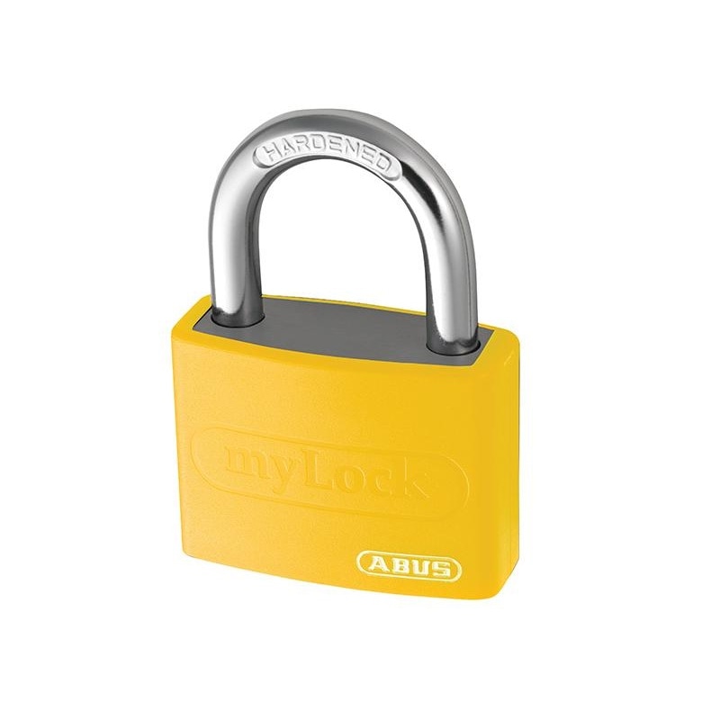 Abus Mechanical T65al Series Aluminium Coloured Padlock Multi Multi Colour 1