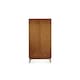 image 3 of Cherry Ash Wood Veneer 2 Door 1 Drawer Wardrobe