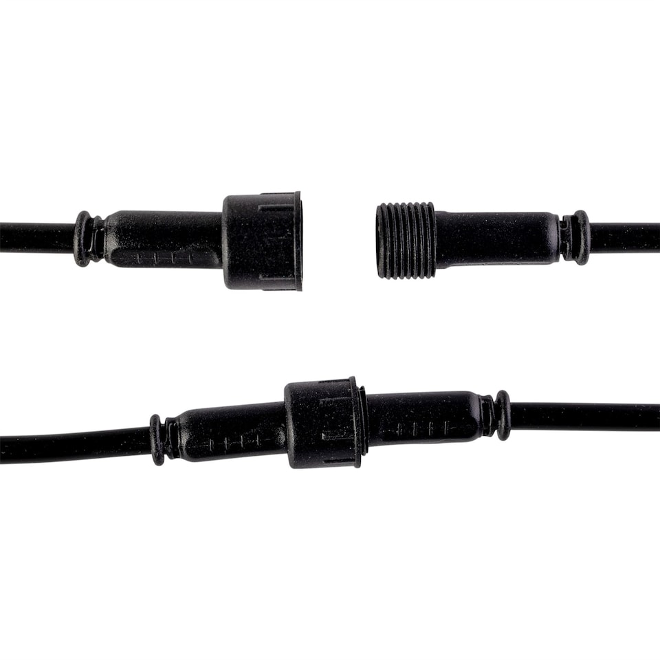 image 1 of Set of 30 - 30mm IP67 Warm White LED Decking Kit with Photocell | Chrome | Clear | 30