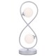 image 8 of Lena 2 Light Matte Silver Table Lamp Chrome