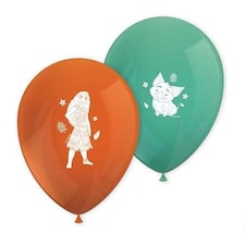 Moana II Sailing Spirit Disney Princess Latex Balloons 28cm / 11 in - Pack of 8 | Multi