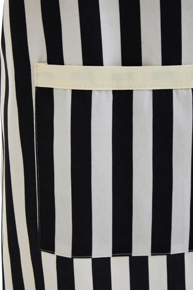 image 1 of Orsina Black Kitchen Apron with White Graphics, Cooking Apron for Men. Women, Apron with Cat Graphics