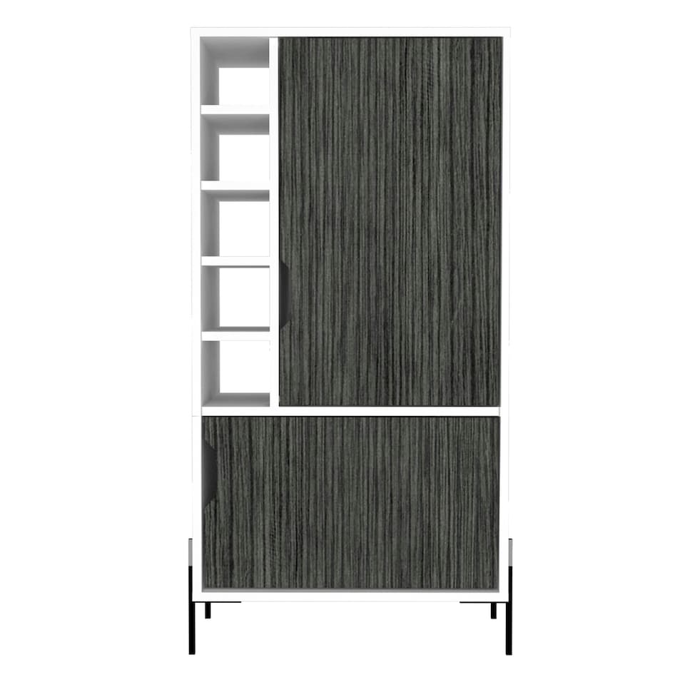 image 1 of Core Products Dallas, Drinks & Storage Bar H107cm x W56.2cm x D41cm White
