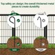image 5 of Yaheetech 8-Panel Metal Dog Playpen, 60 × 60 cm Black