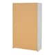 image 4 of Uppsala Open Wardrobe Unit in White with a Grey Textile Curtain