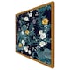 image 4 of Blue & yellow flowers (Picture Frame) Brown | S