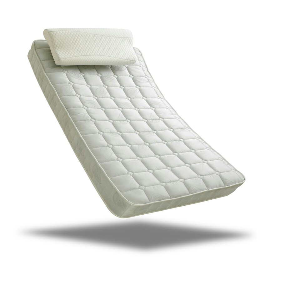 image 1 of Sareer Economical Coil Sprung Mattress 4FT White | Small Double