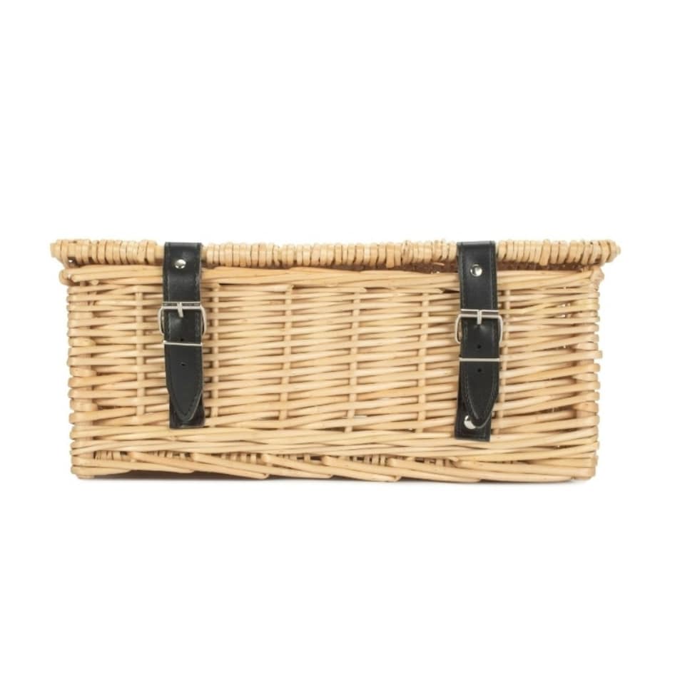 image 1 of 36cm Unlined Buff Wicker Empty Picnic Basket Brown | Brown | One Size