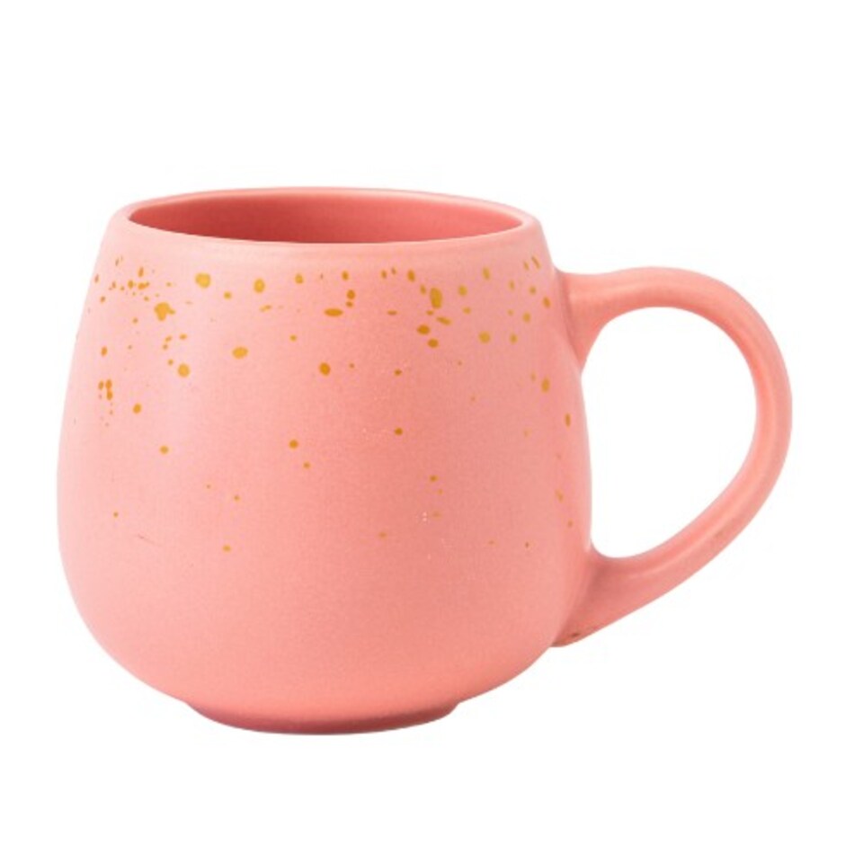 image 1 of Speckled Pastel Ceramic Mug 400ml | Pink | 1 - Pink | 1