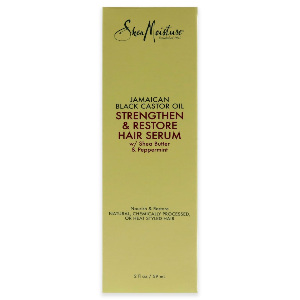 image 1 of Jamaican Black Castor Oil Strengthen and Restore Hair Serum by Shea Moisture for Unisex - 2 oz Serum