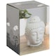 image 4 of Something Different Buddha Head Oil Burner - Grey - 10cm x 11cm x 10cm
