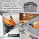 image 2 of VonHaus Cordless Hand Drill and Household 94 pcs Tool Kit
