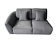 image 5 of The Veneto 5 Seater Lounger Sofa in Dark Grey or Cream | Cream | One Size
