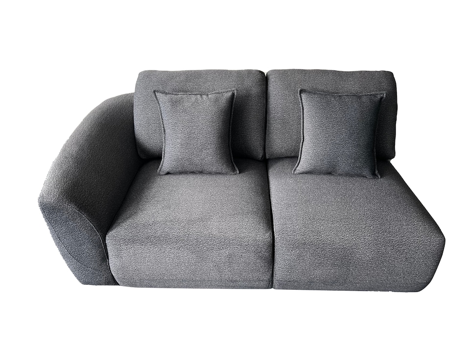 image 1 of The Veneto 5 Seater Lounger Sofa in Dark Grey or Cream | Cream | One Size