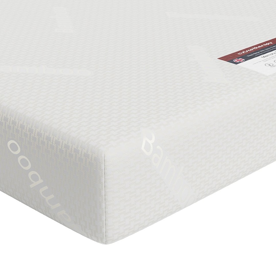 image 1 of Visco Therapy Ortho Memory Foam Mattress 20cm - Firm Support, Removable Zip Cover, UK Made