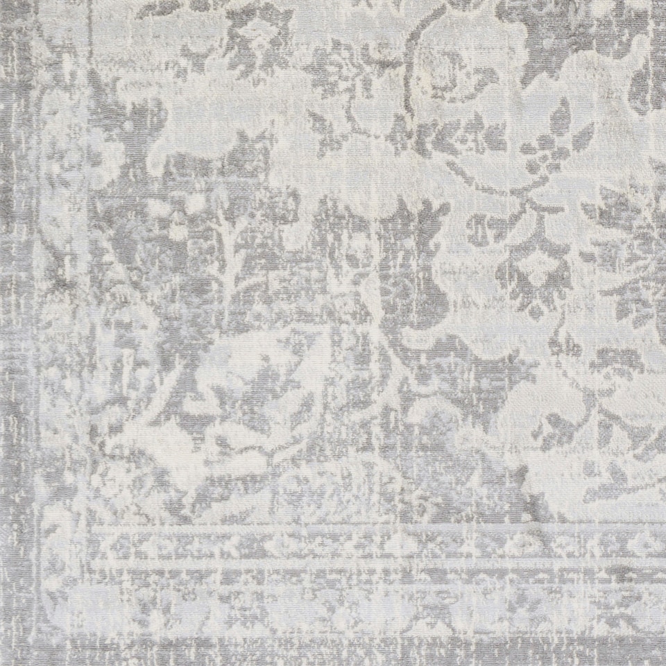 image 1 of LIVABLISS Monaco-Vintage Traditional Boho Rug 80 x 220 cm | Grey Ivory cream