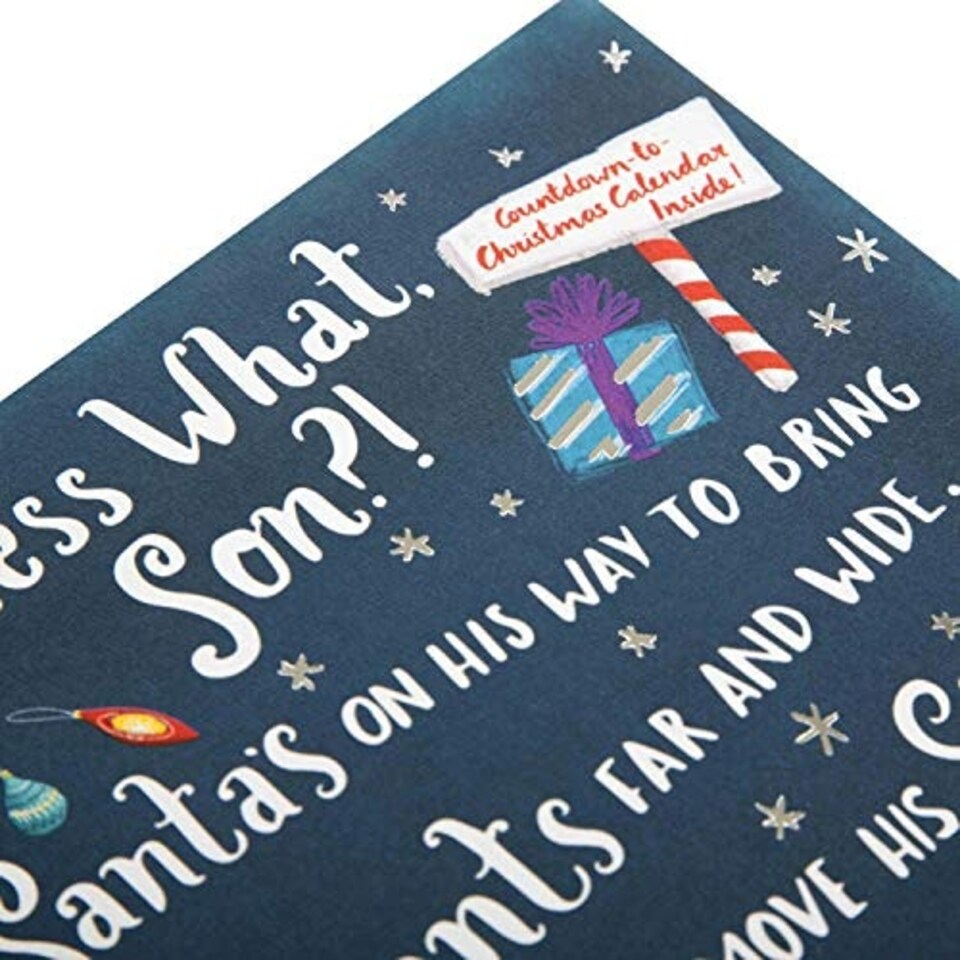 image 1 of Hallmark 25499247 Countdown to Christmas Activity Card