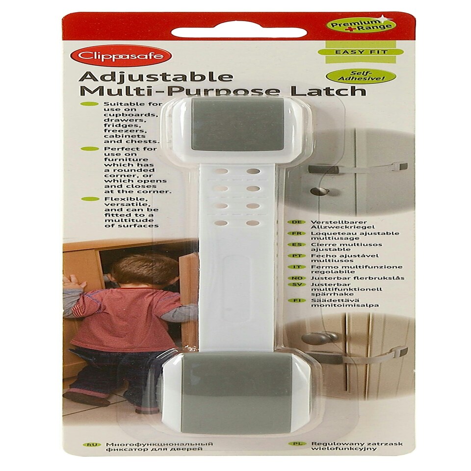 Clippasafe Adjustable Multi-Purpose Latch Premium + Range N/A