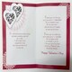image 2 of I Love you so Much Sentimental Verse Valentine's Day Greetings card
