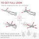 image 5 of HOMCOM 5.5FT Artificial Slim Christmas Tree Holiday Home Décor with Pine Cones