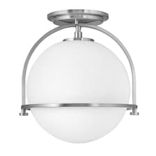 Hinkley Somerset Globe Ceiling Light Brushed Nickel