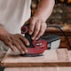 image 6 of Lumberjack Random Orbital Sander 350W 125mm Includes Dust Box & Sanding Pads Red