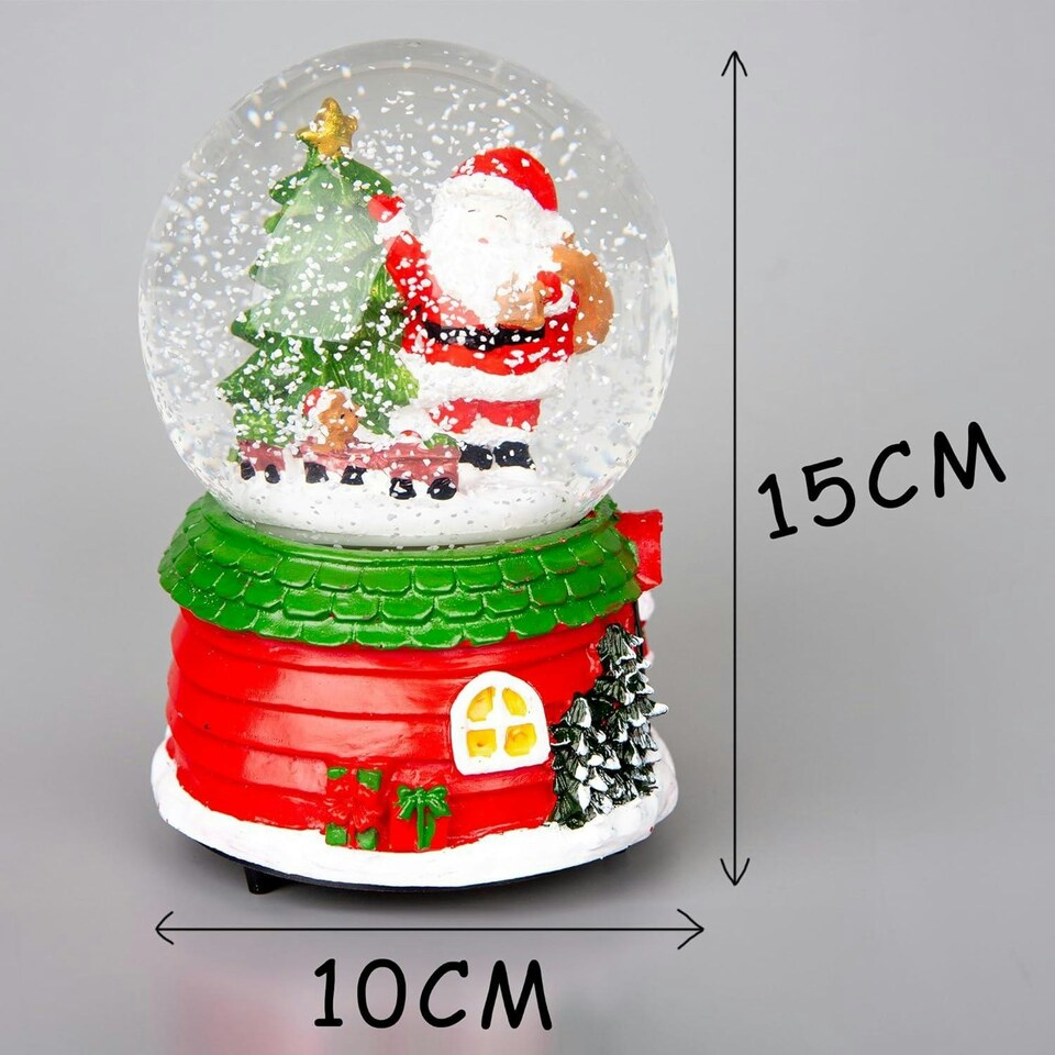 image 1 of 10x15cm Christmas Snowglobe