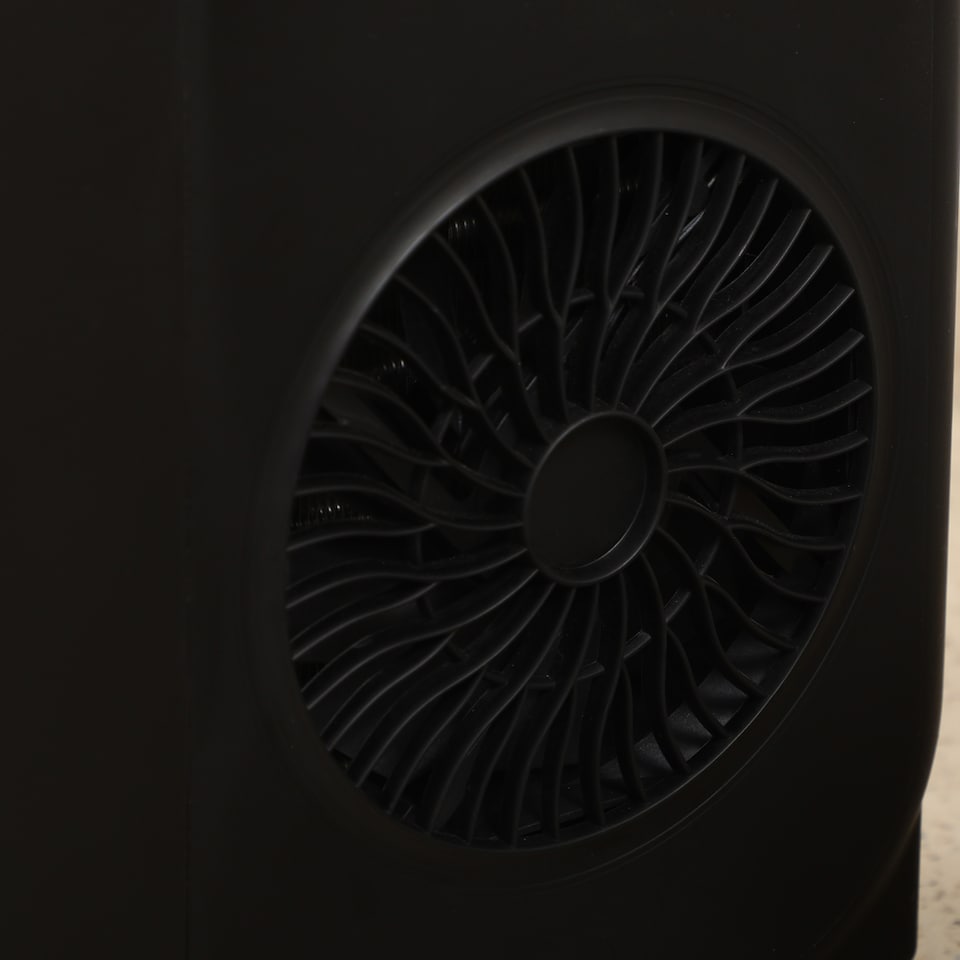 image 1 of HOMCOM Ice Maker Machine Counter Top, 12Kg in 24 Hrs, 9 Cubes Ready in 6-12Mins, Portable Ice Cube Maker with Ice Scoop and Basket, Black