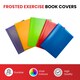 image 3 of Pack of 10 A4 Frosted Yellow Exercise Book Covers