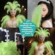 image 7 of 50cm - 60cm Large Ostrich Feathers, Showgirl Spadones - 5pcs
