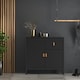 image 8 of Barcelona Sideboard 2 Doors 1 Drawer in Matt Black