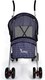 image 7 of Pet Stroller Dog Cat Puppy Pram Pushchair Travel Cart Jogging Buggy Carrier (Blue Tartan with Cover)