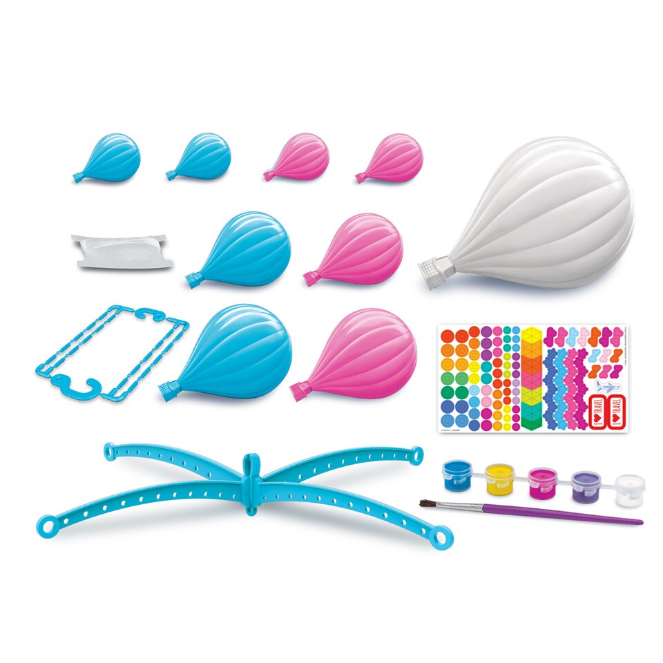 image 1 of KidzMaker - Paint Your Own Hot Air Balloons Mobile