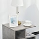 image 9 of HOMCOM Side Table, 3 Tier End Table with Open Storage Shelves for Living Room, Bedroom, Cement Colour | Grey