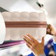 image 4 of Flight Knight Bubble Suitcase - Ryanair easyJet Jet2 Approved - 8 Wheel Carry Cabin Hardcase 55x35x20cm Cream | Cream | Cabin Bag